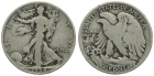 USA 1/2 Dollar 1934 o. Mzz. - Walking Liberty